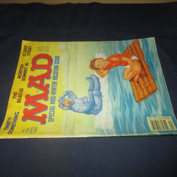 Mad Magazine #286 (April 1989) Special Mid-Winter Vacation Issue - Beatles - Picture 3 of 3